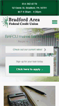 Mobile Screenshot of bradfordareafcu.org